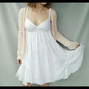 Moda International White Flowy Dress